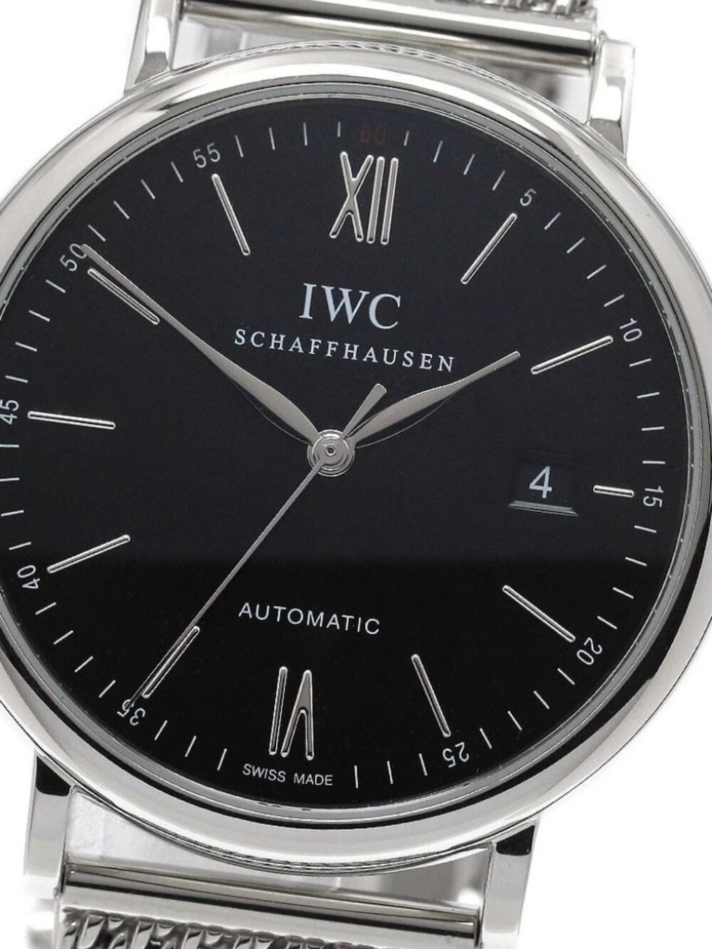 IWC SCHAFFHAUSEN Portofino IW356506 Date black Dial Automatic Men's Watch_958864